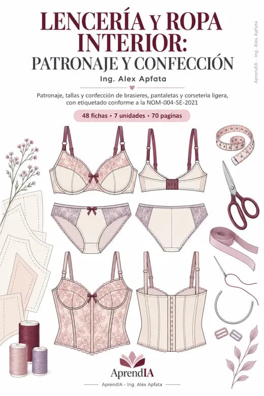 Lencería y Ropa Interior: Patronaje y Confección