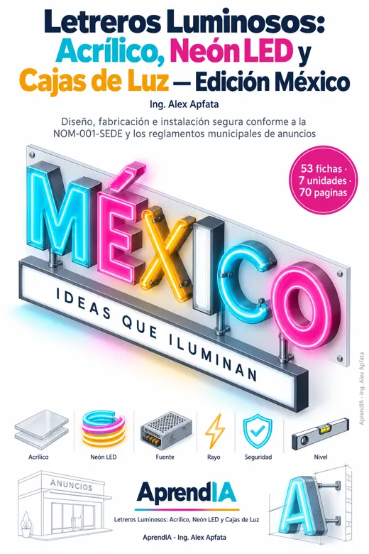 Letreros Luminosos: Acrílico, Neón LED y Cajas de Luz — Edición México