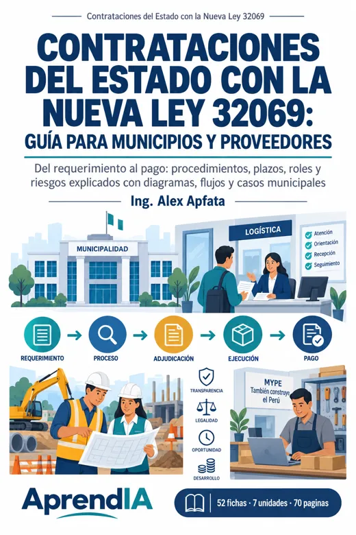 Contrataciones del Estado con la Nueva Ley 32069: Guía para Municipios y Proveedores