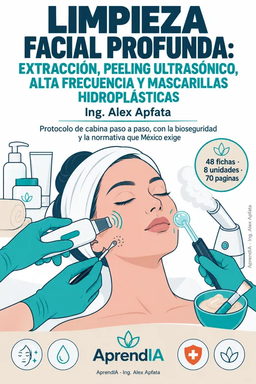 Limpieza Facial Profunda: Extracción, Peeling Ultrasónico, Alta Frecuencia y Mascarillas Hidroplásticas