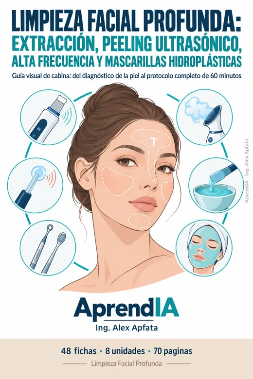 Limpieza Facial Profunda: Extracción, Peeling Ultrasónico, Alta Frecuencia y Mascarillas Hidroplásticas