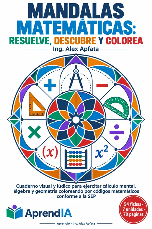 Mandalas Matemáticas: Resuelve, Descubre y Colorea