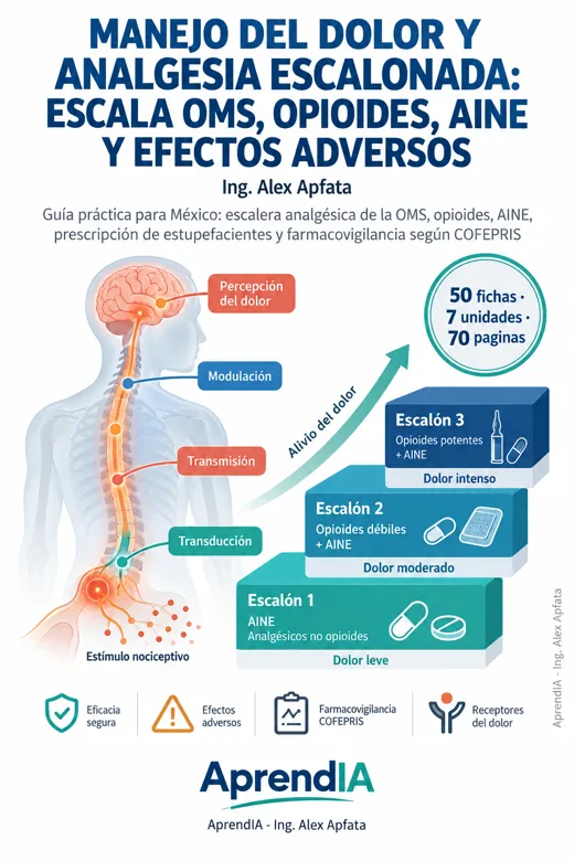 Manejo del Dolor y Analgesia Escalonada: Escala OMS, Opioides, AINE y Efectos Adversos
