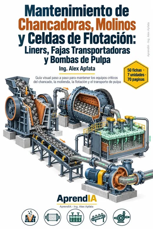 Mantenimiento de Chancadoras, Molinos y Celdas de Flotación: Liners, Fajas Transportadoras y Bombas de Pulpa