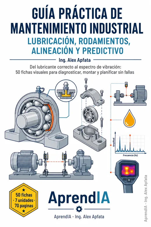Guía Práctica de Mantenimiento Industrial: Lubricación, Rodamientos, Alineación y Predictivo
