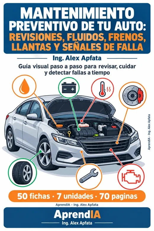 Mantenimiento Preventivo de tu Auto: Revisiones, Fluidos, Frenos, Llantas y Señales de Falla