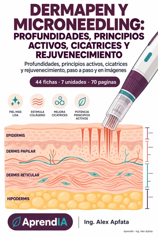 Dermapen y Microneedling: Profundidades, Principios Activos, Cicatrices y Rejuvenecimiento