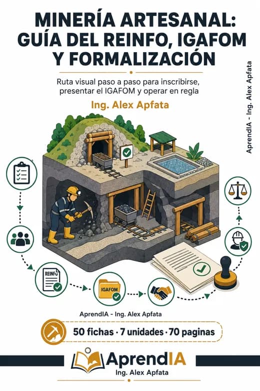 Minería Artesanal: guía del REINFO, IGAFOM y formalización