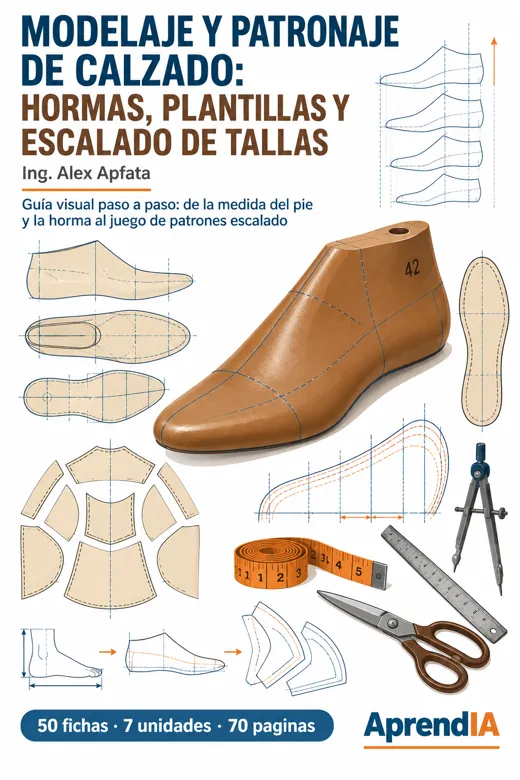 Modelaje y Patronaje de Calzado: Hormas, Plantillas y Escalado de Tallas