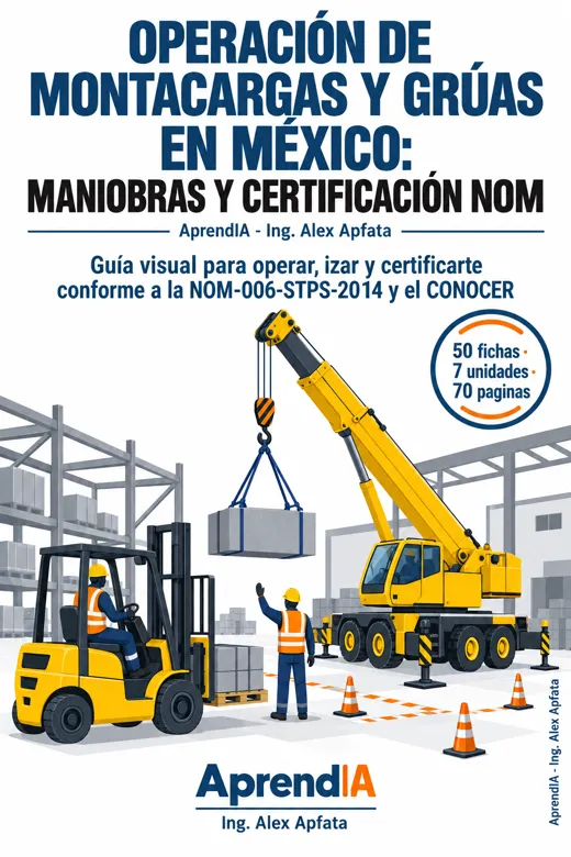 Operación de Montacargas y Grúas en México: maniobras y certificación NOM