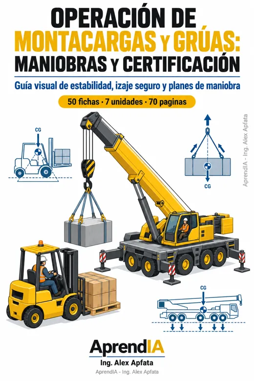 Operación de Montacargas y Grúas: maniobras y certificación