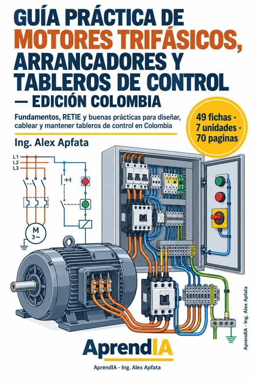 Guía Práctica de Motores Trifásicos, Arrancadores y Tableros de Control — Edición Colombia