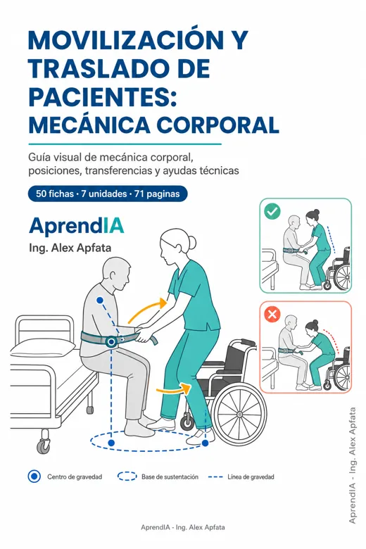 Movilización y Traslado de Pacientes: mecánica corporal