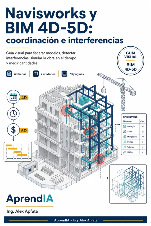 Navisworks y BIM 4D-5D: coordinación e interferencias