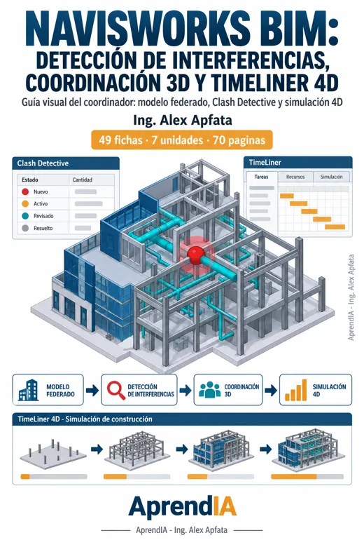 Navisworks BIM: Detección de Interferencias, Coordinación 3D y TimeLiner 4D