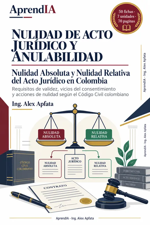 Nulidad Absoluta y Nulidad Relativa del Acto Jurídico en Colombia
