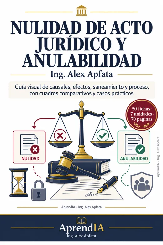 Nulidad de Acto Jurídico y Anulabilidad