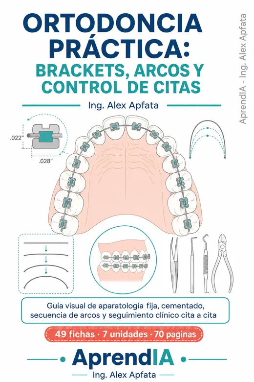 Ortodoncia Práctica: brackets, arcos y control de citas