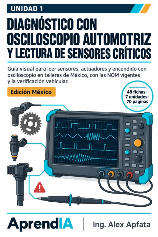 Diagnóstico con Osciloscopio Automotriz y Lectura de Sensores Críticos — Edición México