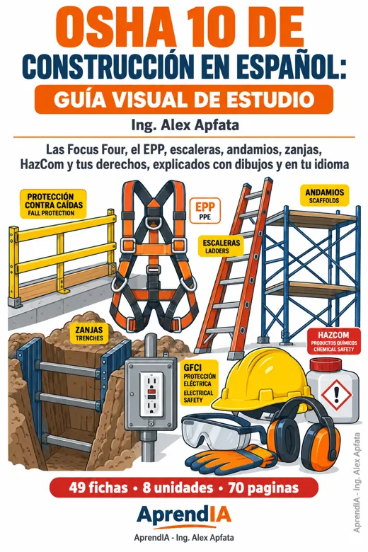 OSHA 10 de Construcción en Español: Guía Visual de Estudio