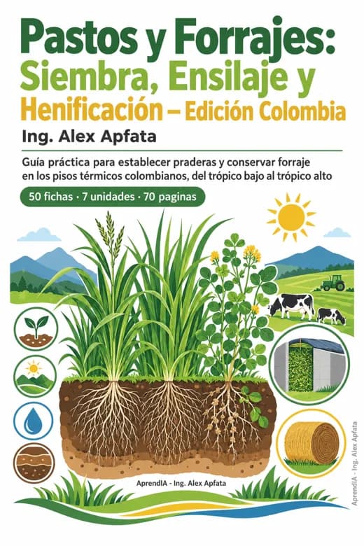Pastos y Forrajes: Siembra, Ensilaje y Henificación — Edición Colombia