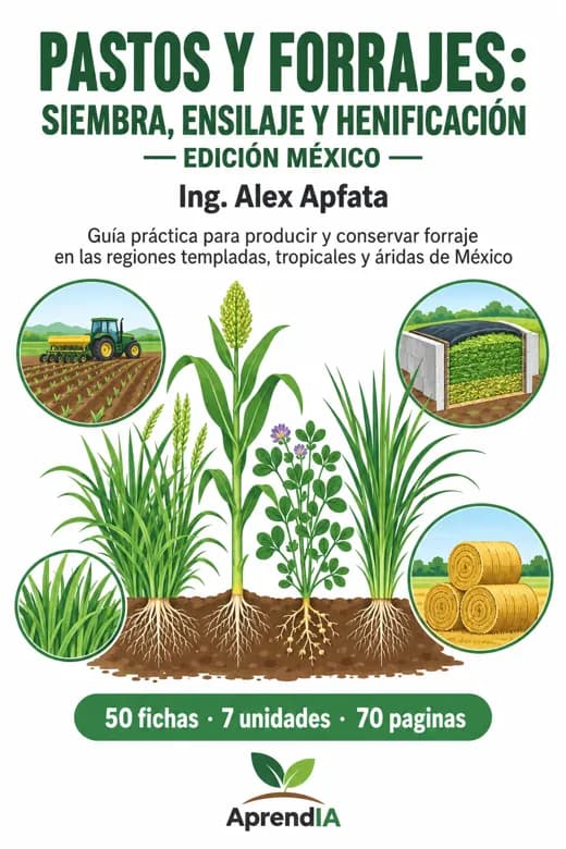 Pastos y Forrajes: Siembra, Ensilaje y Henificación – Edición México