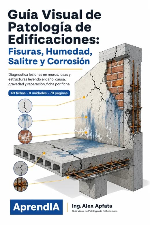 Guía Visual de Patología de Edificaciones: Fisuras, Humedad, Salitre y Corrosión