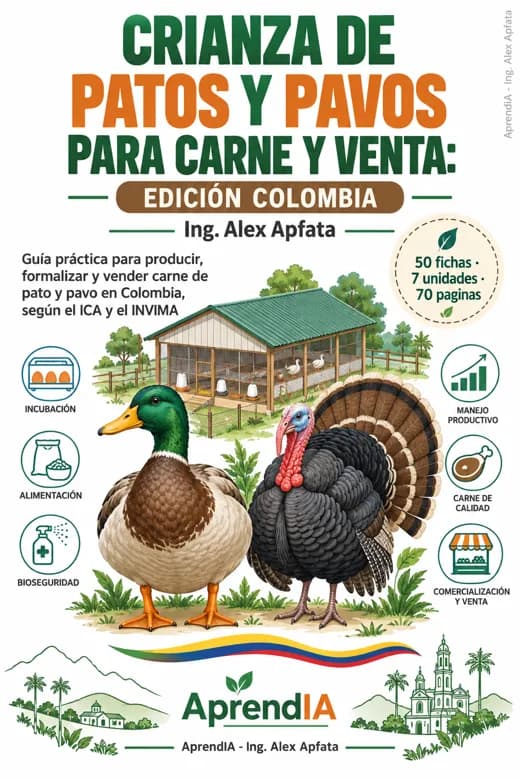 Crianza de Patos y Pavos para Carne y Venta: Edición Colombia