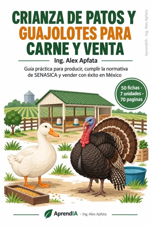Crianza de Patos y Guajolotes para Carne y Venta