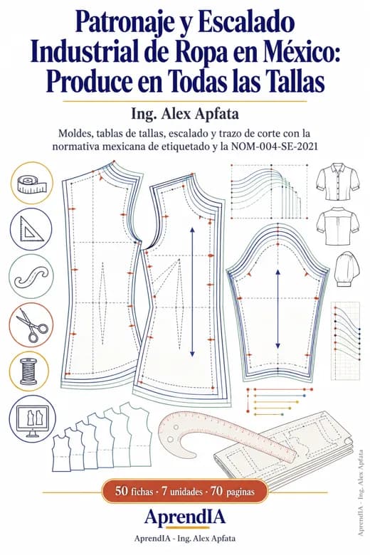 Patronaje y Escalado Industrial de Ropa en México: Produce en Todas las Tallas