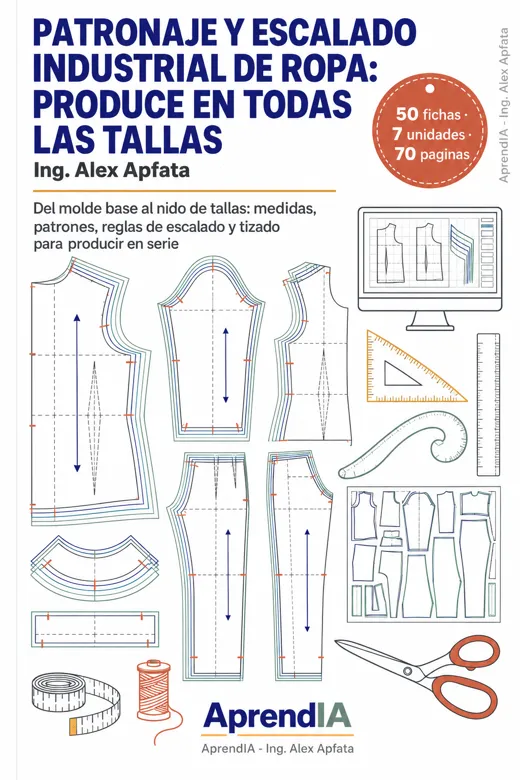 Patronaje y Escalado Industrial de Ropa: Produce en Todas las Tallas