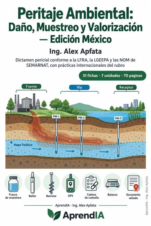 Peritaje Ambiental: Daño, Muestreo y Valorización — Edición México
