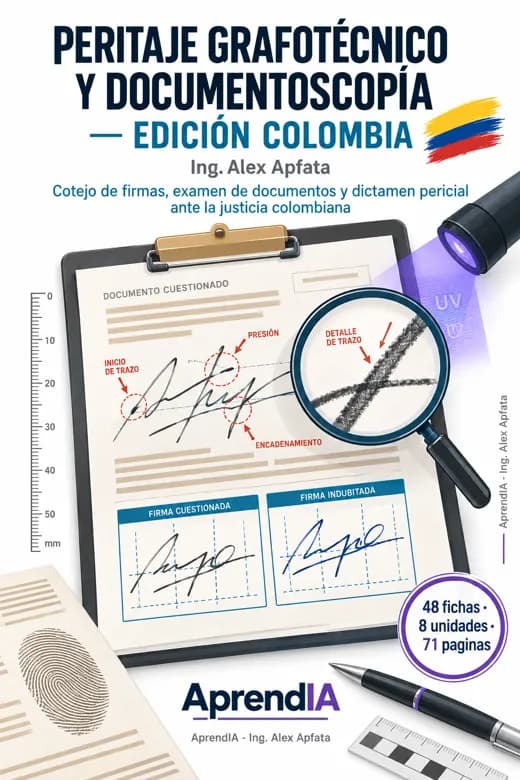 Peritaje Grafotécnico y Documentoscopía — Edición Colombia