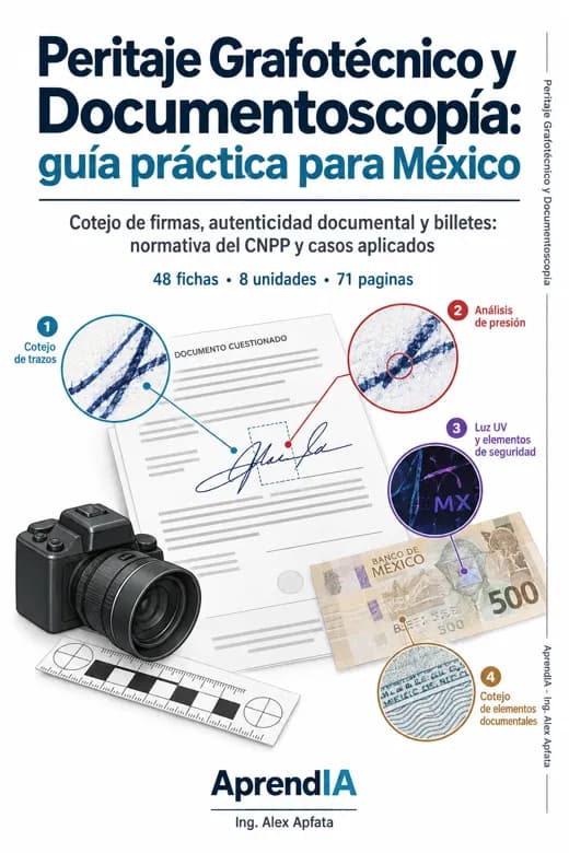 Peritaje Grafotécnico y Documentoscopía: guía práctica para México