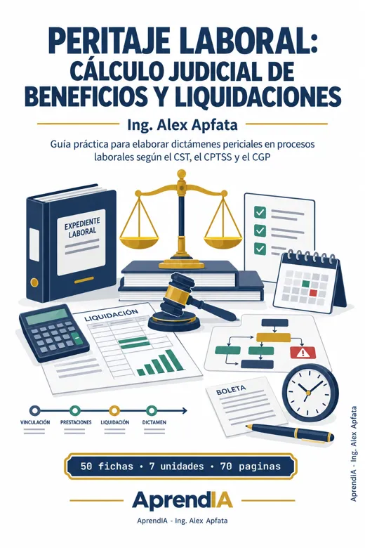 Peritaje Laboral en Colombia: Cálculo Judicial de Prestaciones Sociales y Liquidaciones