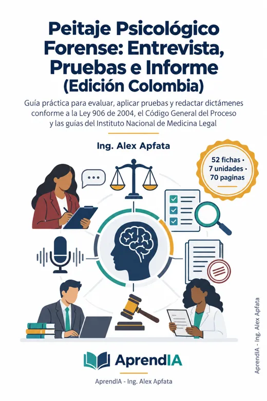 Peritaje Psicológico Forense: Entrevista, Pruebas e Informe (Edición Colombia)
