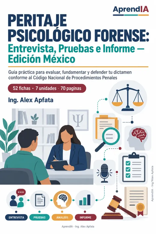 Peritaje Psicológico Forense: Entrevista, Pruebas e Informe — Edición México