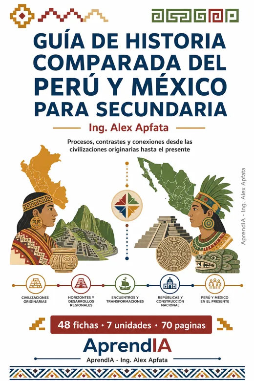 Guía de Historia Comparada del Perú y México para Secundaria