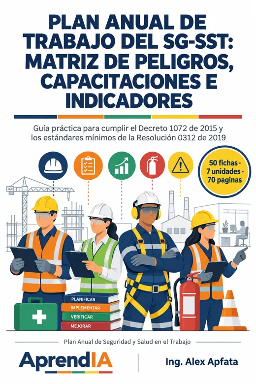 Plan Anual de Trabajo del SG-SST: Matriz de Peligros, Capacitaciones e Indicadores