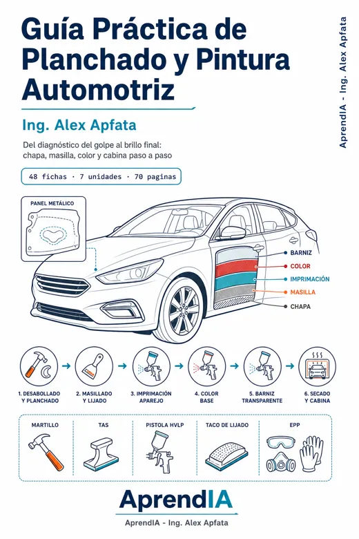 Guía Práctica de Planchado y Pintura Automotriz