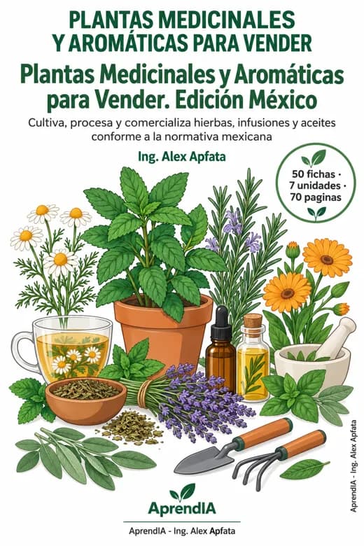 Plantas Medicinales y Aromáticas para Vender. Edición México