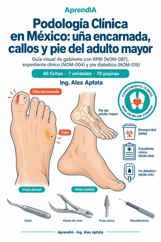 Podología Clínica en México: uña encarnada, callos y pie del adulto mayor