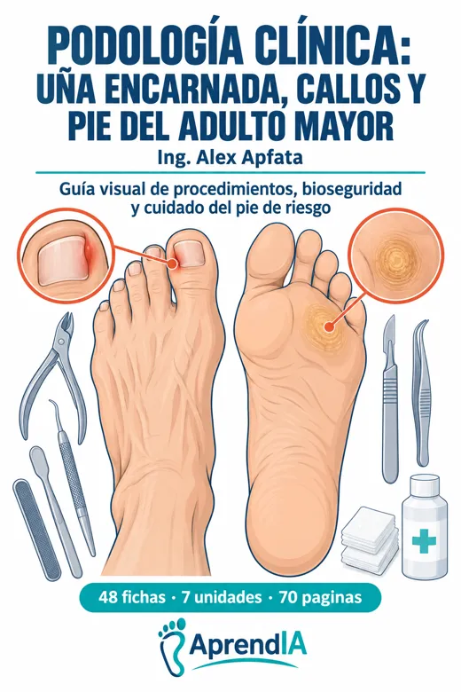 Podología Clínica: uña encarnada, callos y pie del adulto mayor