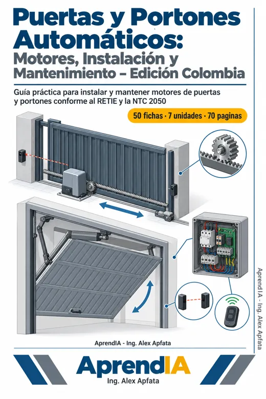 Puertas y Portones Automáticos: Motores, Instalación y Mantenimiento – Edición Colombia