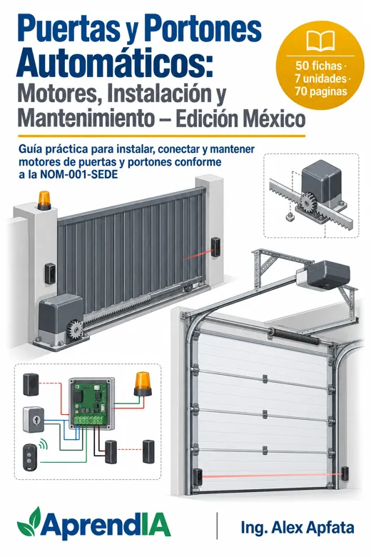 Puertas y Portones Automáticos: Motores, Instalación y Mantenimiento – Edición México