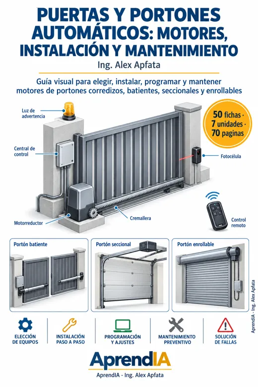 Puertas y Portones Automáticos: Motores, Instalación y Mantenimiento