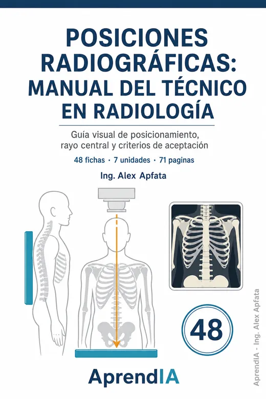 Posiciones Radiográficas: manual del técnico en radiología
