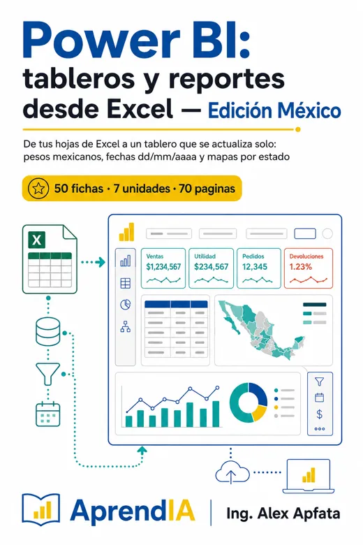 Power BI: tableros y reportes desde Excel — Edición México