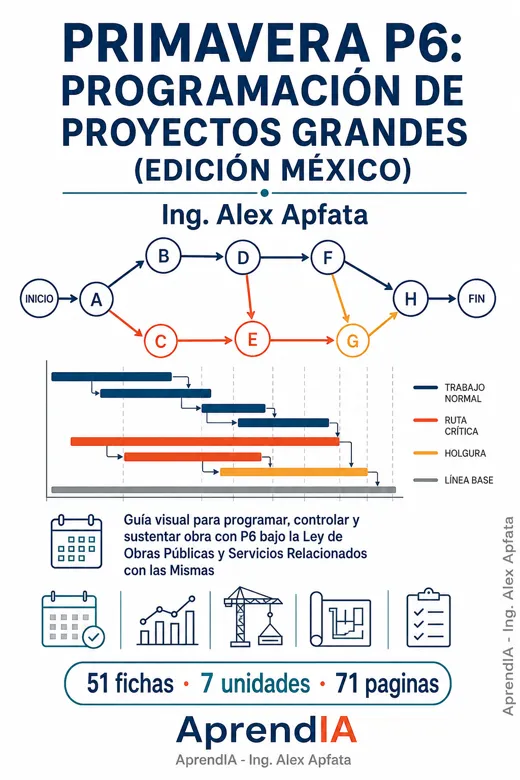Primavera P6: programación de proyectos grandes (Edición México)