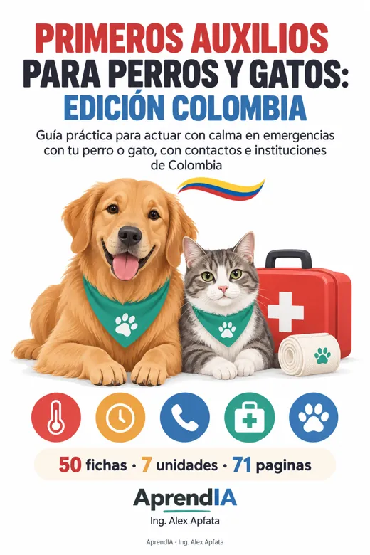 Primeros Auxilios para Perros y Gatos: Edición Colombia